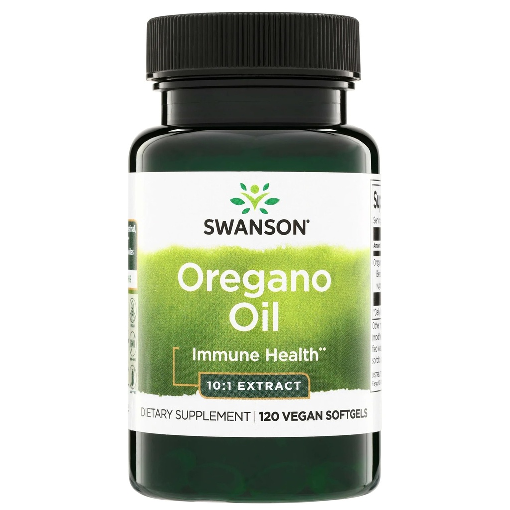 Swanson Premium Oregano Oil 150mg 120 Soft Gels