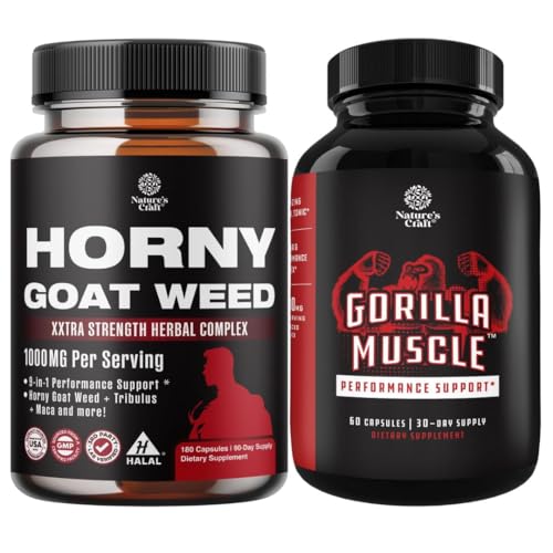 Horny Kaza Nezāļu bars ar melnu Maca Sakni, Tongkat Ali, Saw Palmetto & Panax Ginseng ekstrakts Stamina & Enerģija un papildu spēks Testosterons Booster - Muskuļu paplašināšanās papildinājums vīriešiem