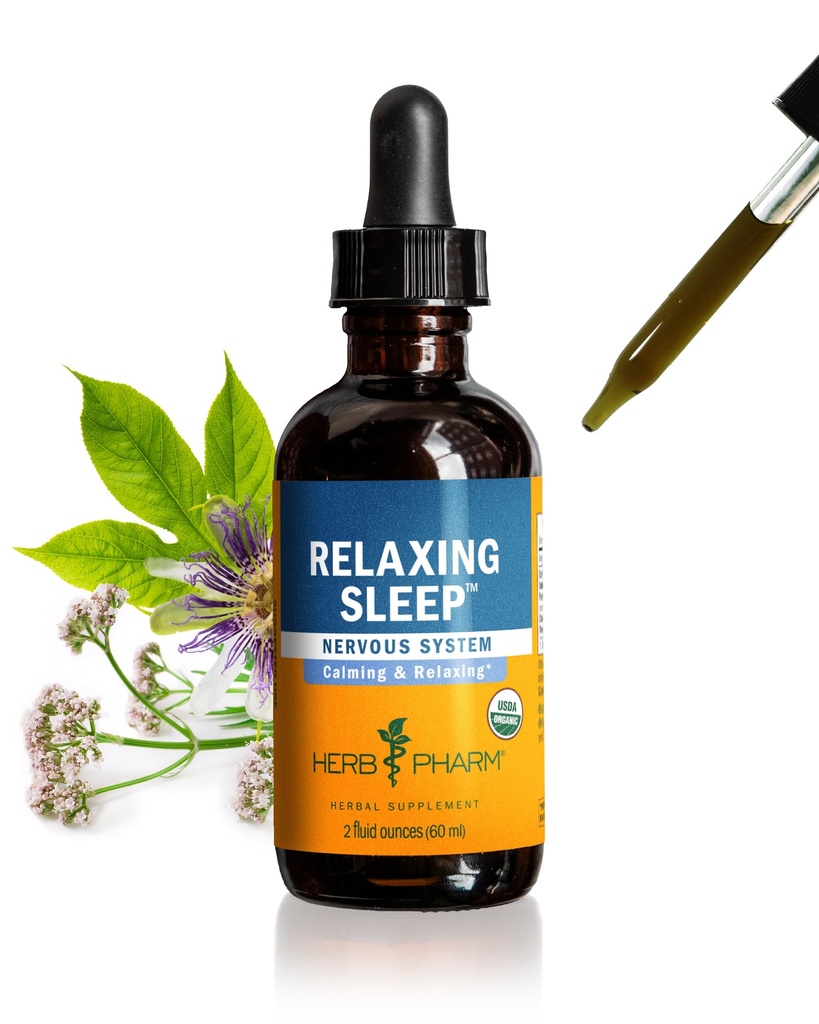 Herb Pharm relaksējoša miega zāļu formula ar baldriāna šķidruma ekstraktu - 2 Oz