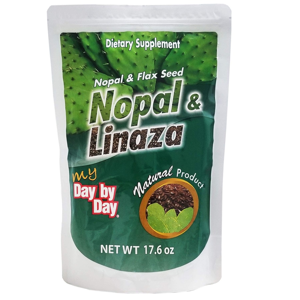 Mana diena pēc dienas, Nopal un Linu sēklas, dabas Fiber, 17,6 Oz, Bag