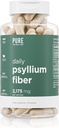 Ikdienas Psyllium Husk Fiber Papildinājums, Pure for Men & Pure par viņas ; Gremošanas Regularity & Gut Veselības atbalsts ; Šķīstošais Fiber pulveris, 2,175mg Per Servējot      ; 150 kapsulas