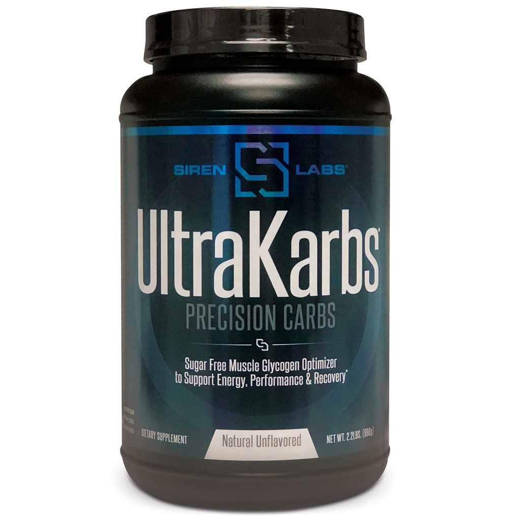Siren Labs Ultra Karbs Mass Gainer Post Workout Muskuļu celtnieks Veselīgs Carb Loading - Ogļhidrāts Blend ar KarboLyn - vairāk enerģijas, ātrāka atgūšana - Svars Gainer vīriešiem (40 Kalpo)