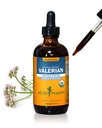 Herb Pharm Sertificēts Organic Valerian Root Šķidrais ekstrakts relaksācijai un atpūtai, bez alkohola Glicerīts, 4 Ounce