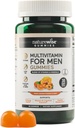 DabasWise Multivitamīnu vīriešiem, Gumies Persiku Mango Flavor, Imūnās veselības ar minerālvielām un vitamīnu A, C, D, E, B6 un B12, Vegetarian, Soy-free, Non-GMO, 60 Count[1-mēness piegādes]