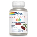 SOLARAY Bērni Vitamīni un minerāli Pilnīgi multivitamīni bērniem Great Black Cherry Flavor (076280047974) (60 Košļājamās, 30 Serv)