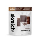 Skratch Labs Post Workout Recovery Drink Mix with Chocolate, (21,2 oz, 12 Servings) ar pilnīgu piena proteīnu kazeīna, sūkalu, probiotikas, bez lipekļa, Kosher, veģetārietis