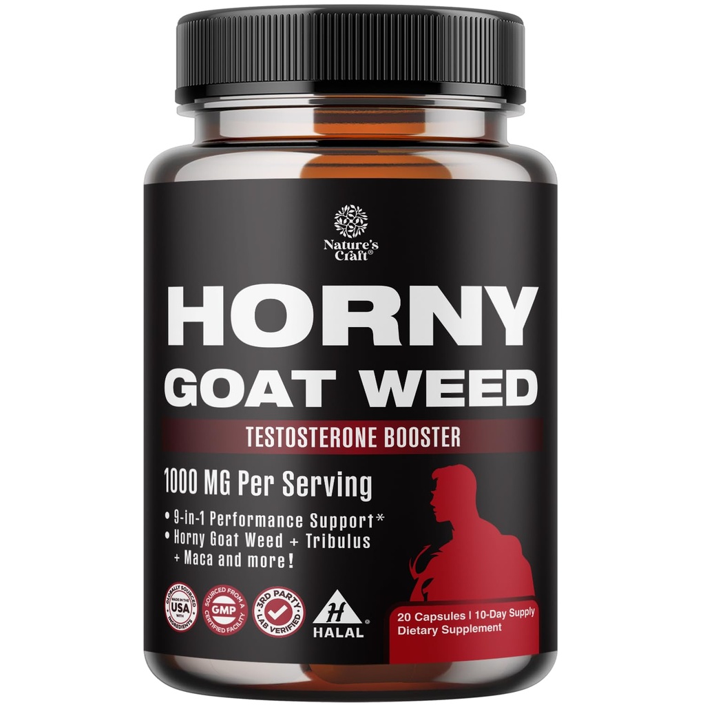 Horny Kaza Nezāļu Male Enhancement - Extra Strength Horny Kaza Nezāļu vīriešiem 1000mg par apkalpo Complex ar Tongkat Ali Saw Palmetto Extract Panax Ginseng un Black Maca Saknes Stamina un enerģijai
