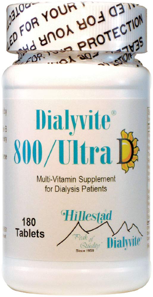 Dialyvite 800 Ultra D Daudzdevu pudele - 180 tabletes