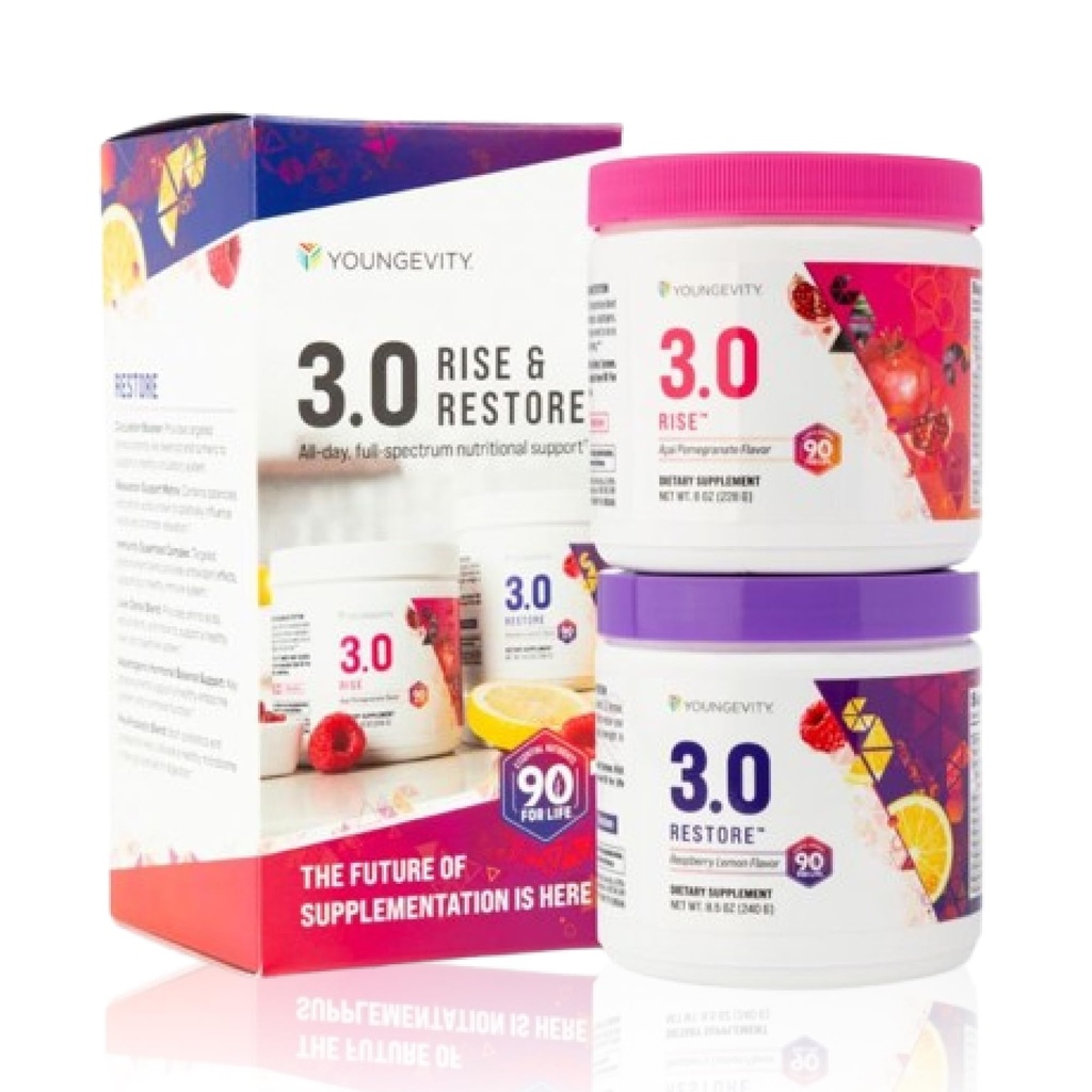 Youngevity Beyond Tangy Tangerine 3.0 pieaugt un atjaunot        ) Dual-System Papildinājums diena un nakts ] Dabas enerģija, kognitīvās Imūnās un gremošanas atbalsts  ) Acai granātābols & aveņu citrons
