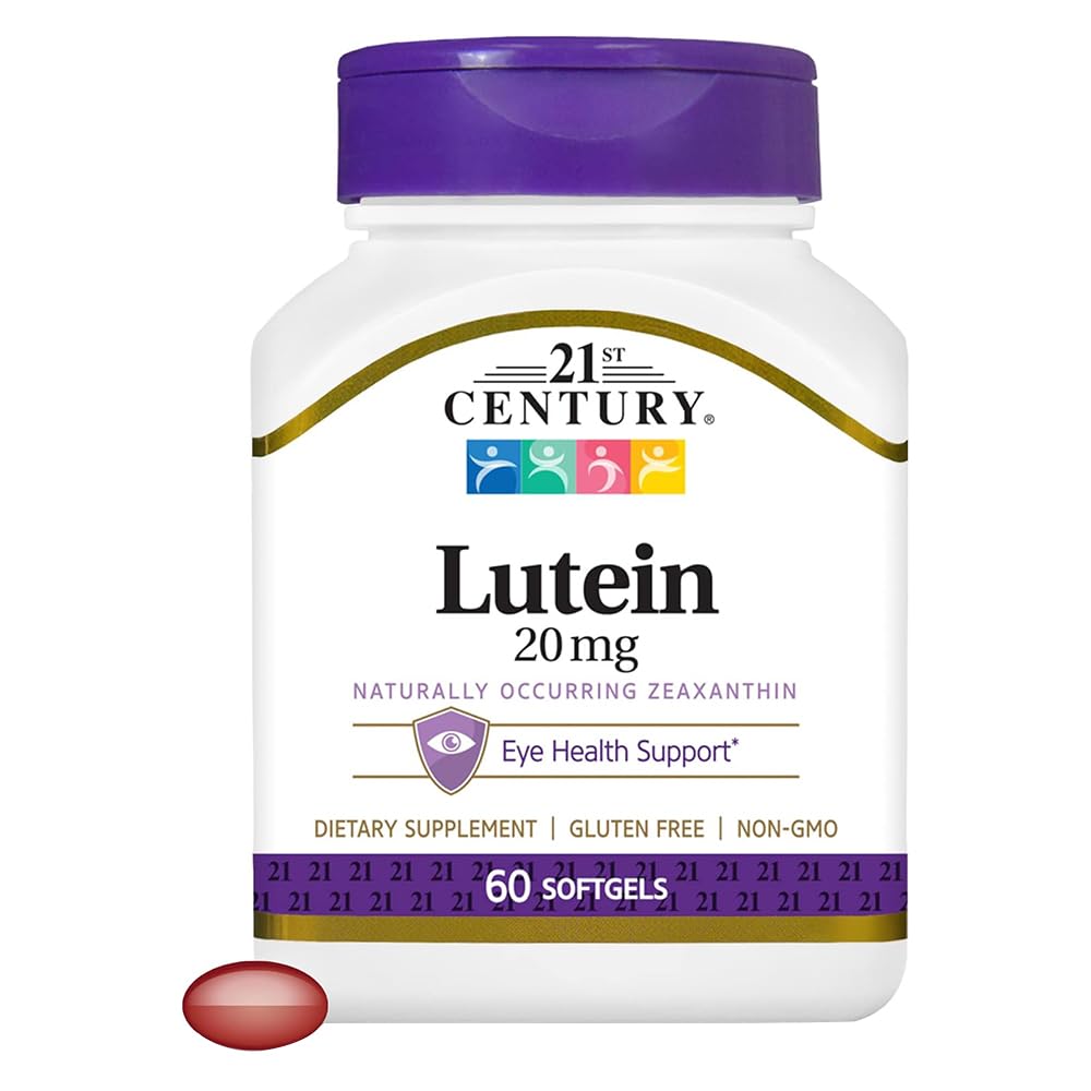 21. gadsimts Luteīns, 20 mg, 60 softgeli