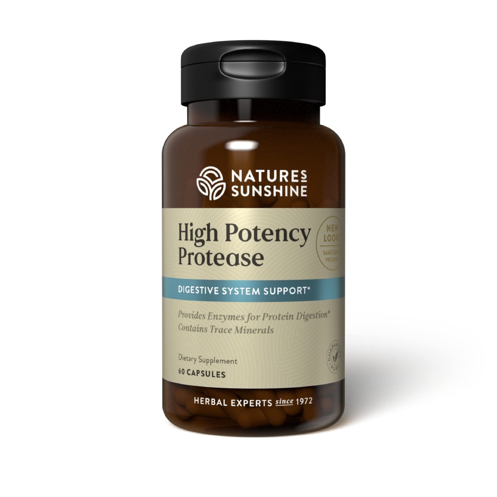 Nature's Sunshine High Potency Protease 60 Capsules