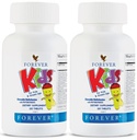 Mūžīgai dzīvei - Košļājami bērni Multivitamīni - Vīnogu uzlējums veselīgai augšanai un attīstībai - Nav mākslīgo uzlējumu - 120 tabletes (iepakojums no 2)