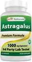 Labākā dabas Astragalus kapsulas, 1000 mg, 120 Skaits