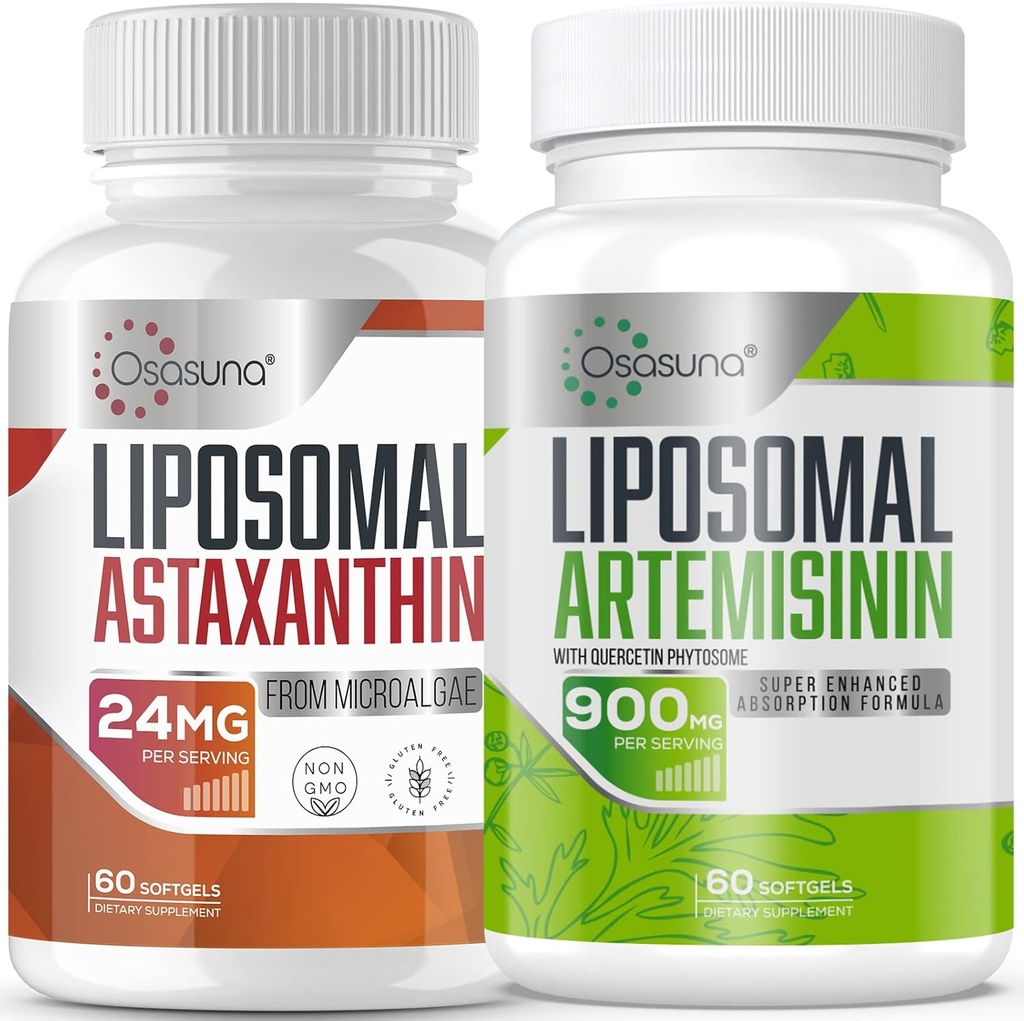 Liposomālais astaksantīns 24MG ar Artemisinīnu 600 mg