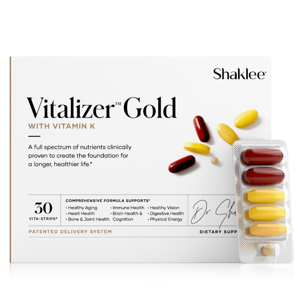 Shaklee - VitalizerTM Zelts - 30 Vita-Strips®