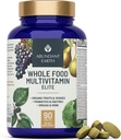 Bagātīgs uz Zemes visa pārtikas multivitamīnu sievietēm Dienas vairāku vitamīnu piedevas vīriešiem Multivitamīnu + B Complex, Probiotikas Multi Enzīmi, Omega organiskās enerģijas Mood Digestion 90ct-4pk