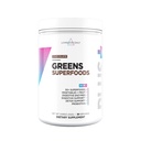 Livingood Daily Greens & Superfood Powder, Super Greens for Gut Health, Green Juice Powder with Spirulina, Chlorella, un Gremošanas fermentu, Probiotikas Gremošanas atbalsts, Šokolāde, 30 Kalpo