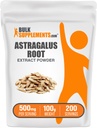 BulkSupplements.com Astragalus Extract Powder - Astragalus Root Powder, Herbal Papildinājums - Vegan & Gluten Free, 500mg per Serving, 100g (3.5 oz) (iepakojums no 1)