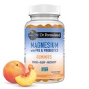 Garden of Life Magnija citrāts Papildinājums Gumijas ar prebiotikām & Probiotikas stresa, miega un atgūšanas - Vegan, Gluten Free, Kosher, Non-GMO, Nav Pievienots Cukuri, Persiku Flavor, 60 Count