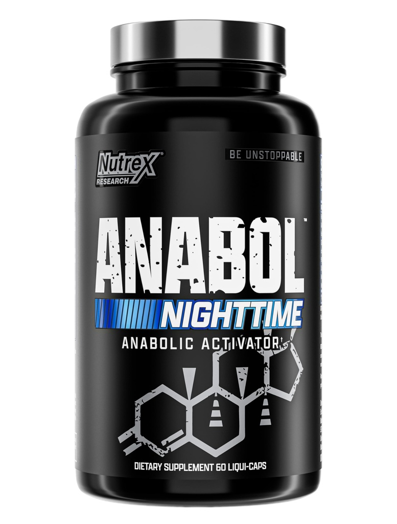 Anabol PM Nakts muskuļu Builder & Miega palīglīdzeklis - Anaboliska Muskuļu Building Papildinājums -- Klīniski pētīts RIFFACTOR, Epicatechin & More -- Post Workout Muskuļu atgūšana un stiprums – 60 tabletes