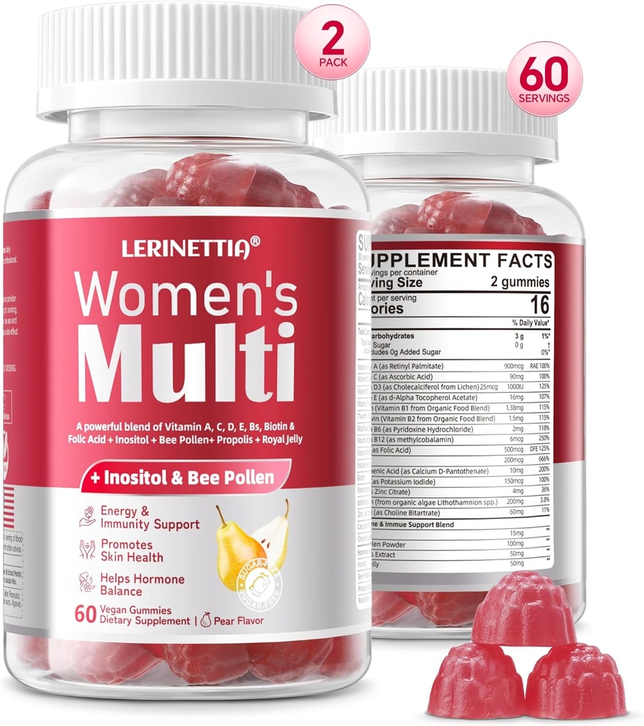 Sieviešu 50+ multivitamīni, multivitamīni sievietēm ar A, C, D3, E vitamīnu un cinku, bez vegāna