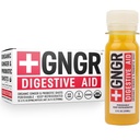 +GNGR Gremošanas palīgs Organiskais ingvera šāviens ar probiotikām, Gut Health, Colon Cleanse, Bloating Relief, Gut Detox, Immunity Shots ar ingvera sulu, Turmeric, Black Pipars. (2 Oz, iepakojumā 12)