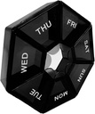 Black Daily Pill lieta - 7 dienu ceļojumu Pill organizētājs ar 1 laiku dienas iecirkņi