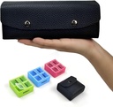 VOFOON Travel Pill organizētājs 4 reizes dienā, Weekly Pill Box 4X a Day Medicine Organizators Pill Case Vitamīni Medicīna Zivju eļļas papildinājumi