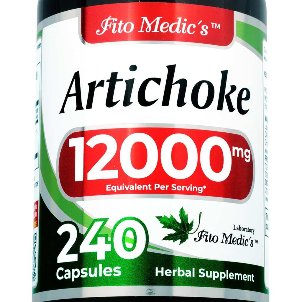 FITO MEDIC'S Lab; Artišoka ekstrakts; Artišoka ekstrakta kapsulas; 240 kapsulas; 12000 mg; alkahofa.