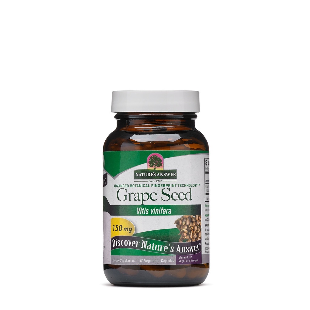 Dabas atbilde Vīnogu sēklas Veģetārs Kapsulas, 60-Count