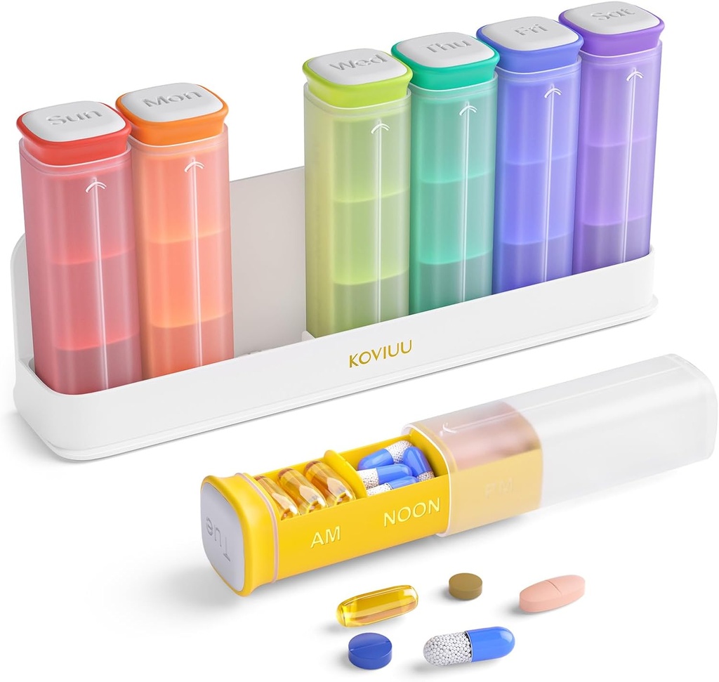 Katru nedēļu Pill organizētājs 3X dienu, atdalāms Pill kaste 7 diena, liels 3 reizes katru dienu Pill kaste, Travel Pill konteinera turētājs, Week Medicinal Dispenser Pillbox vitamīnu papildzāles, White