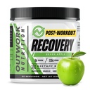 Outwork Nutrition Post Workout Recovery Powder - kreatīnmonohidrāts, KSM-66 Ashwagandha & Tart Cherry - ātruma atgūšana, Eases Soreness - kreatīnpulveris vīriešiem un sievietēm, Green Apple, 240 Gr