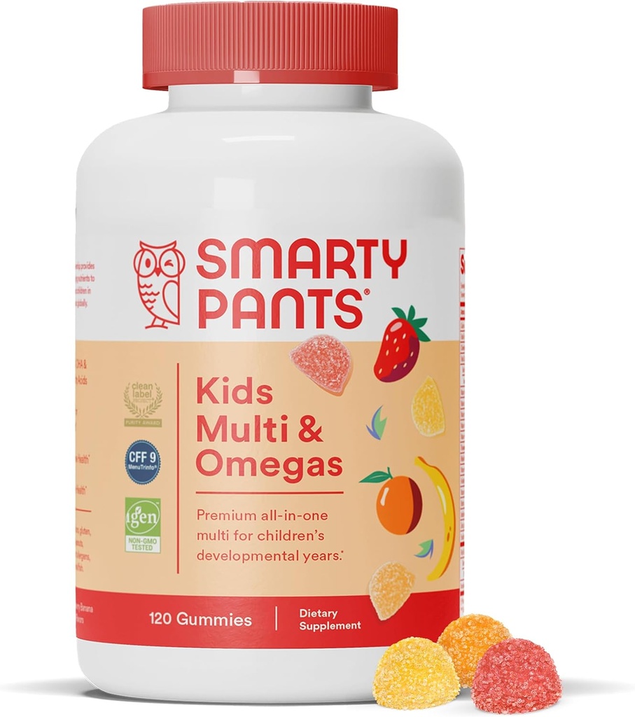 Gumija Vitamīni: multivitamīni, D3 vitamīns, B12 (metilkobalamīns) UN omega 3 DHA / EPA zivju eļļa, 120 skait