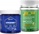 Dabiskie skursteņi Apigenin + Mood Magnija Gumijas Bundle - Miega kvalitāte un stresa atbalsts* - 150 gabali