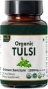 Tulsi 120 tabletes – USDA Organic Holy Basil – Atbalsta Stress Relief & Adaptogenic Līdzsvarots - Diētiskā papildinājums120tab
