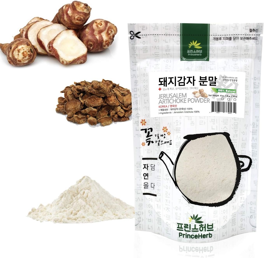 [Medicīnas Korejas augu pulveris] 100% Dabīgā Jeruzaleme Artišoks / Sunroot pulveris      ] (4oz)