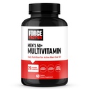 Force Faktors Men’s Multivitamīnu 50 Plus, Multivitamīnu vīriešiem ar 26 Vitamīniem un minerālvielām, un fitoelements atbalstīt enerģiju, imunitāte, un muskuļu funkcija, 60 tabletes