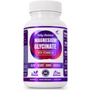 Magnijs Glicinēt ar vitamīnu B6 Research Pierādīts, lai uzlabotu Absorbciju, 1350mg Pilnībā Chelated - Atbalsta Miega, Stress Relief, Enerģija, Muskuļu Krampji - bez lipekļa, NonGMO, 180 Vegan kapsulas