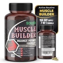 Ultra muskuļu Builder Papildinājums ar L-Arginine & Tribulus – Sporta treniņu atbalsts – 150 kapsulas (150 dienu piegādes)
