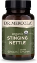 Dr. Mercola Organic Stinging Nattle Diētiskā Papildinājums, 60 Kalpojumi (60 tabletes), ne ĢMO, bez lipekļa, bez sojas, USDA Organic