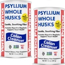 Yerba Prima Psyllium Viss Husks, 12 oz (2 iepakojumi) - Kolu tīrītājs, bez lipekļa, ne-GMO, nomierinoša regularitāte