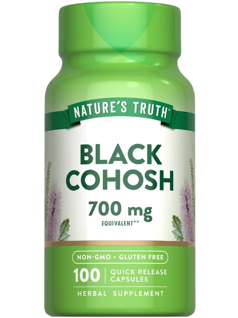 Dabas patiesība Melnais Cohosh - 100 Kapsulas - Saknes ekstrakts -- Non-GMO un bez lipekļa Papildinājums
