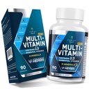 Vīrieši Multivitamīni 50 Plus - Dienas Multivitamīni vīriešiem ar fermentētu augu ekstraktus & 43 Vitamīni un minerālvielas - Vīrieši Vitamīni atbalsta atmiņu un smadzenes, enerģija, kaulu veselība