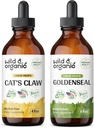 Savvaļas un organisko kaķu pincture 4 fl oz & Goldenseal Tincture 4 fl oz