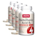 Jarow Formulas Pantothenic Acid B5 500 mg - 100 Veggie Caps - Essential B Vitamīnu uztura papildinājums - Enerģijas ražošanas un vielmaiņas atbalsts - 100 Servējumi (iepakojums no 4)