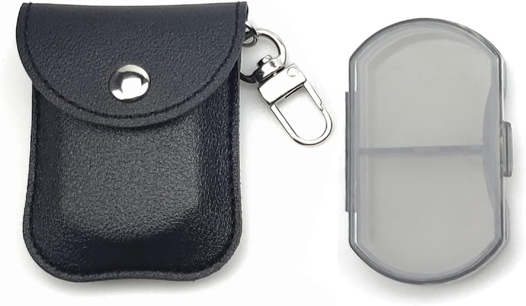 VOFOON Mazas tabletes organizators, Travel Pill kaste Purse, Keychain Pill turētājs, Pocket Pill Container, 2 reizes dienā Portable Medicine Vitamīnu Case, Zivju eļļas kaste, Papildbarība