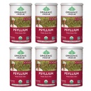 ORGANIC INDIA Viss Psylium Husk pulveris Organisks - Psylium Husk Fiber papildinājums, Gremošanas atbalsts, Vegan, bez lipekļa, ne-GMO, šķīstošs un nešķīstošs Fiber Avots - 12 oz Canister, 6 iepakojums