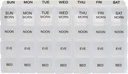 ProMed Weekly 4 Laiki Daily 7 Dienas Pill Organizators zālēm, vitamīniem un papildinājumiem 