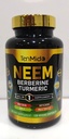 Neem Leaf pielikums - 8in1 Formula - Apvienot ar Berberine, Turmeric, Holy Basil, Amla, Artichoke, Milk Thattle, un Black Pepper - Imūnsupport - 120 kapsulas 4 mēnešiem Apgādes