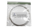 Pure Silver Generator Wires – 9999 Silver Electrodes – Pre-Cut 48-Inch 14 Gauge Wires – Fits LifeForce Generator